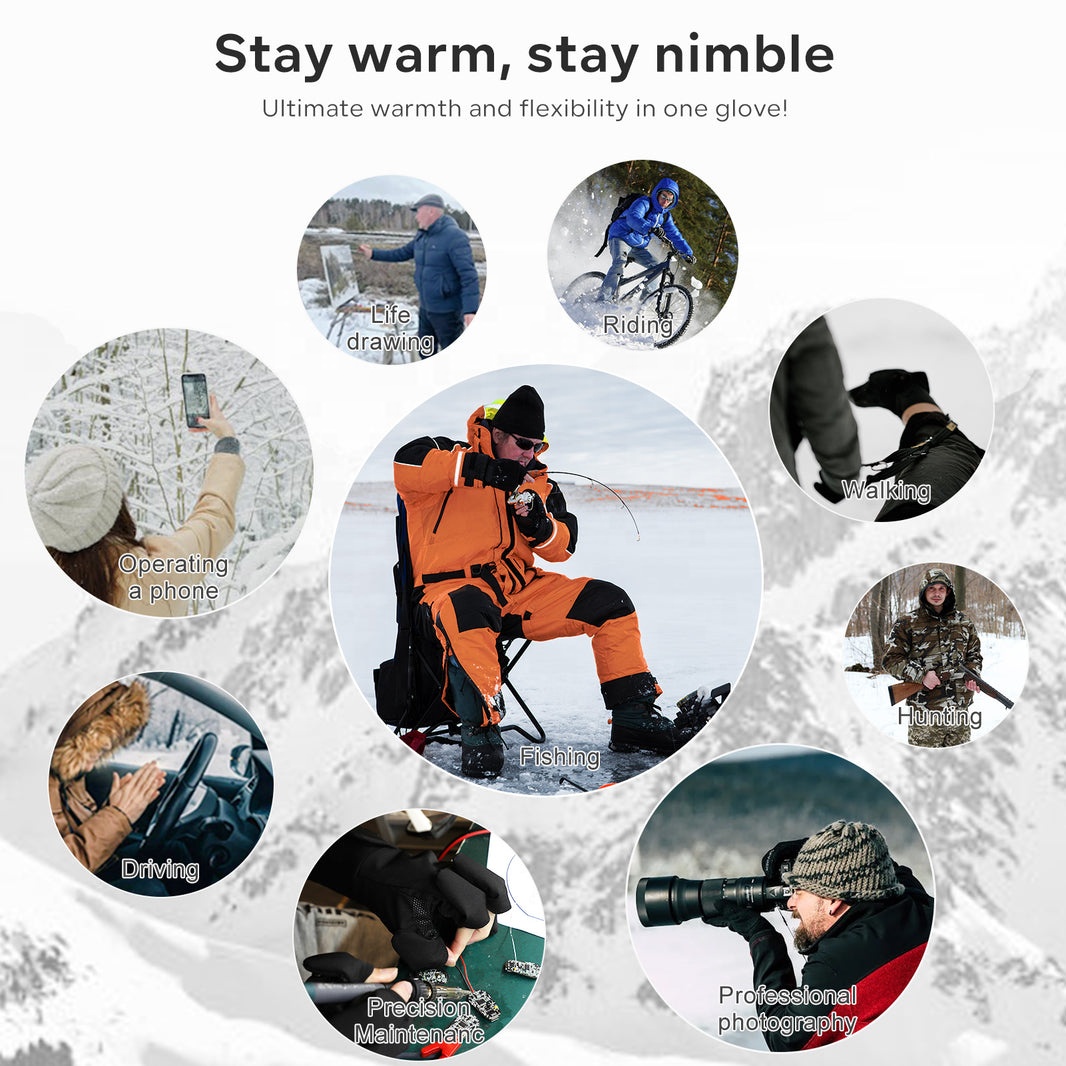 Finger Flip Smart Unisex Multi - đánh giá và giá Fishing Gloves
