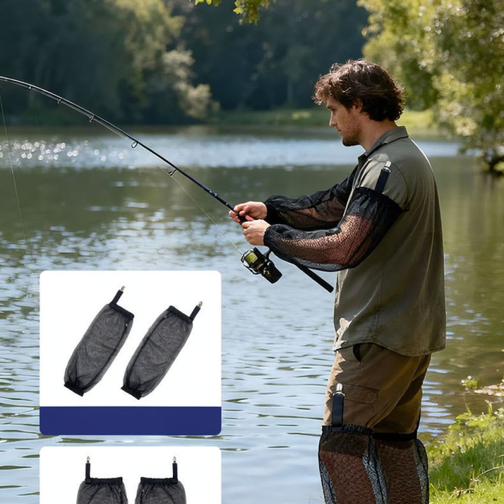 Outdoor Mesh Anti Mosquito Sui - đánh giá và giá Fishing Gloves