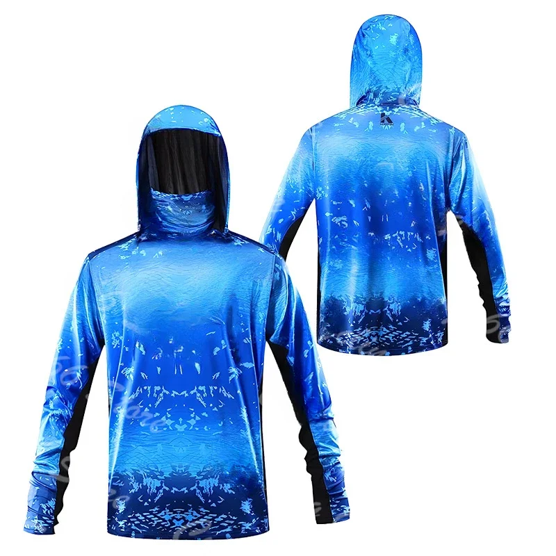 Men 3D Print Hooded Fishing Sh - đánh giá và giá Fishing Shirt Uv Protection