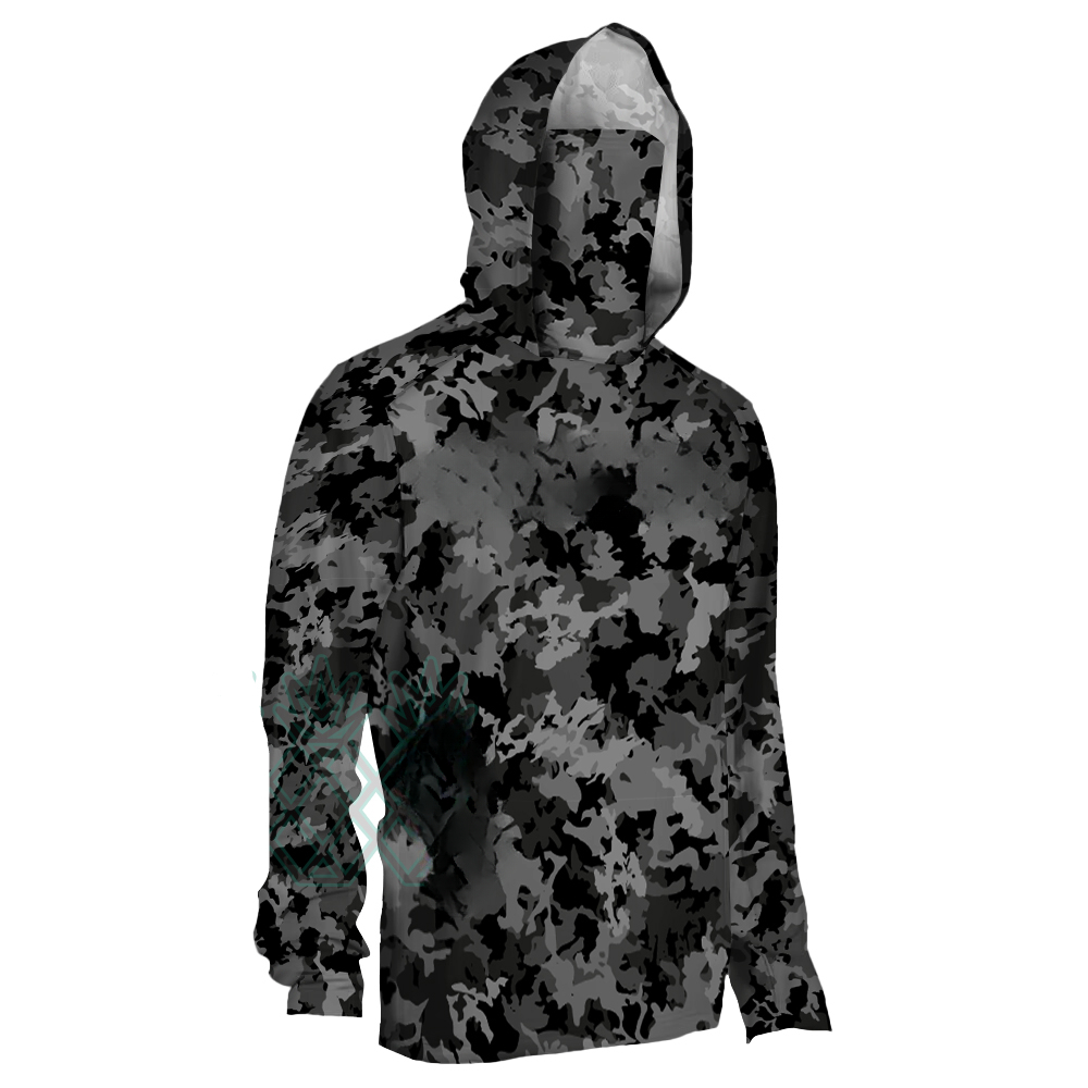 Men's Green Jungle Camouflage  - đánh giá và giá Fishing Mask Sun Protection